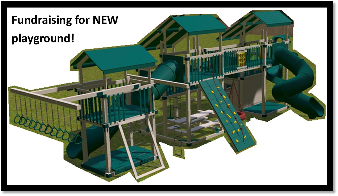 Playground with frame